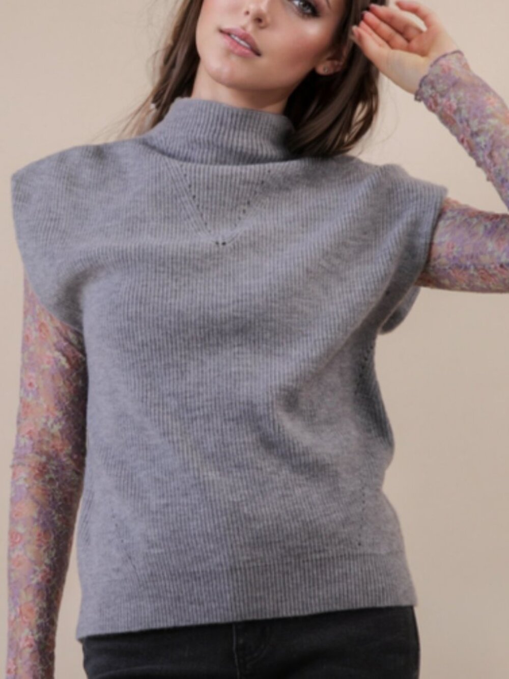 Soft Knit Sweater Vest